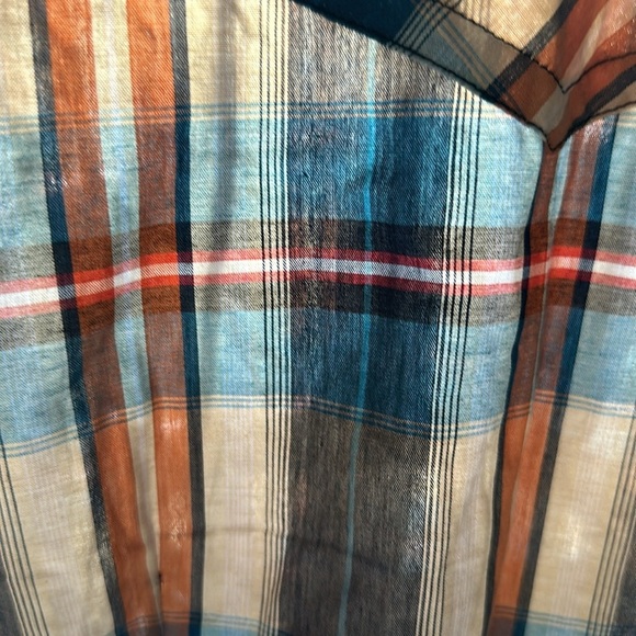 This Roper Vintage Dobby Plaid Western shirt​ - Picture 7 of 8
